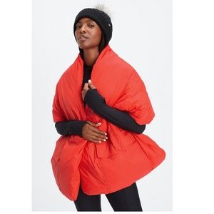 Fabletics Red Puffer Wrap